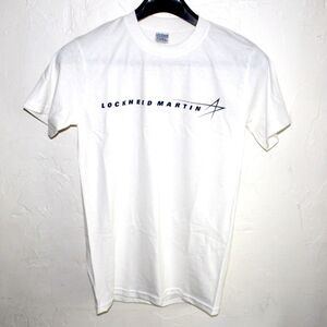 Lockheed Martin Tshirt men S small white short sleeve logo
